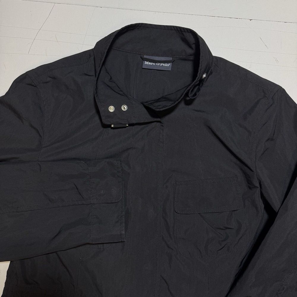 Marc O' Polo Women's L Thermal Insulated Jacket Coat Size 40‎ Black Zip
